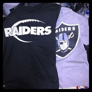 Raiders Tee shirts
